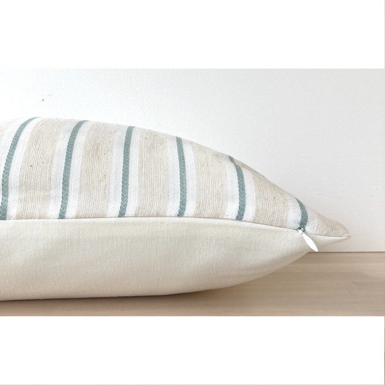 Mini Lumbar Pillow Cover Soft Natural Linen Cream Ivory Etsy