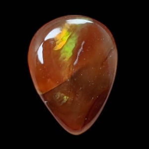 2 Carat Of Natural Mexican Fire Agate Loose Gemstone For Jewelry Making Fire Agate Cabs ,Cabochon.F-193