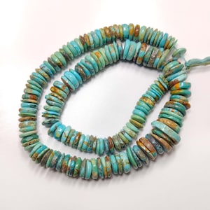 Natural Hubei  Turquoise, Round Shape Beads, Loose Gemstone, Handmade Gemstone. 02