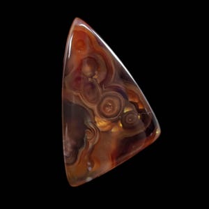 4 Carat Of Natural Mexican Fire Agate Loose Gemstone For Jewelry Making Fire Agate Cabs ,Cabochon.F-36