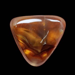 3.7 Carat Of Natural Mexican Fire Agate Loose Gemstone For Jewelry Making Fire Agate Cabs ,Cabochon.F-174