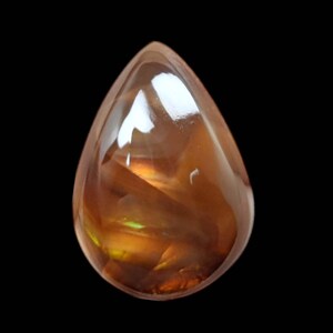 4 Carat Of Natural Mexican Fire Agate Loose Gemstone For Jewelry Making Fire Agate Cabs ,Cabochon.F-188