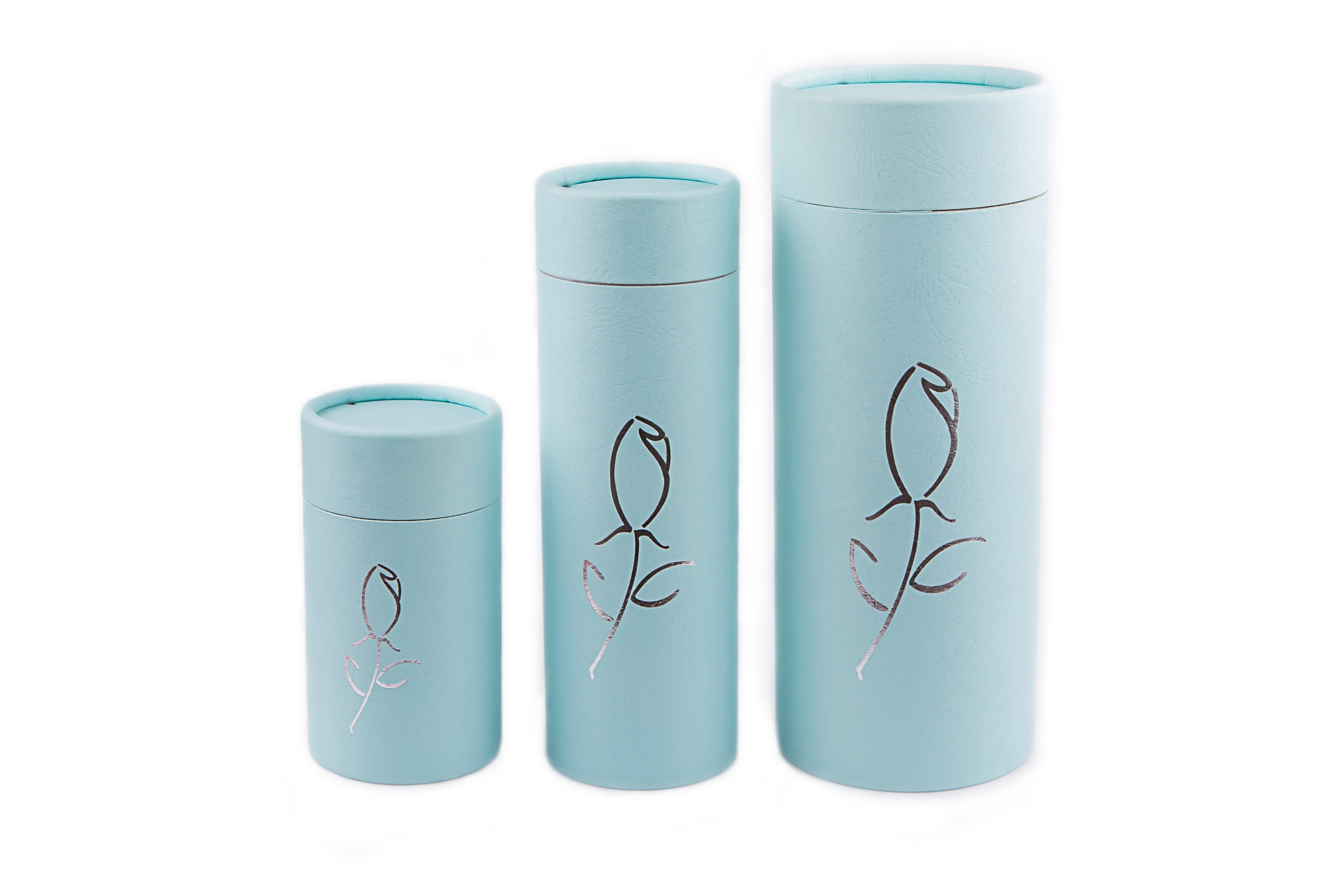 Urn for Ashes Scatter*SCATTERING TUBE*- Rose Design For Cat, Dog-(up 30kg pets)