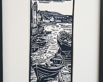 Uitzicht op Robin Hood's Bay / North Yorkshire / Old English Town / Coastal England