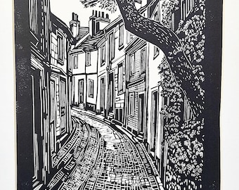Senlis / Handgedrukt / Limited Edition / Landelijke landschappen / Frankrijk / Muurkunst