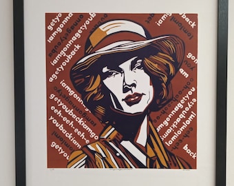 iamgonnagetyouback / Taylor Swift / Limited Edition / Handgedrukt / Muurkunst / Poster / Man / ME!