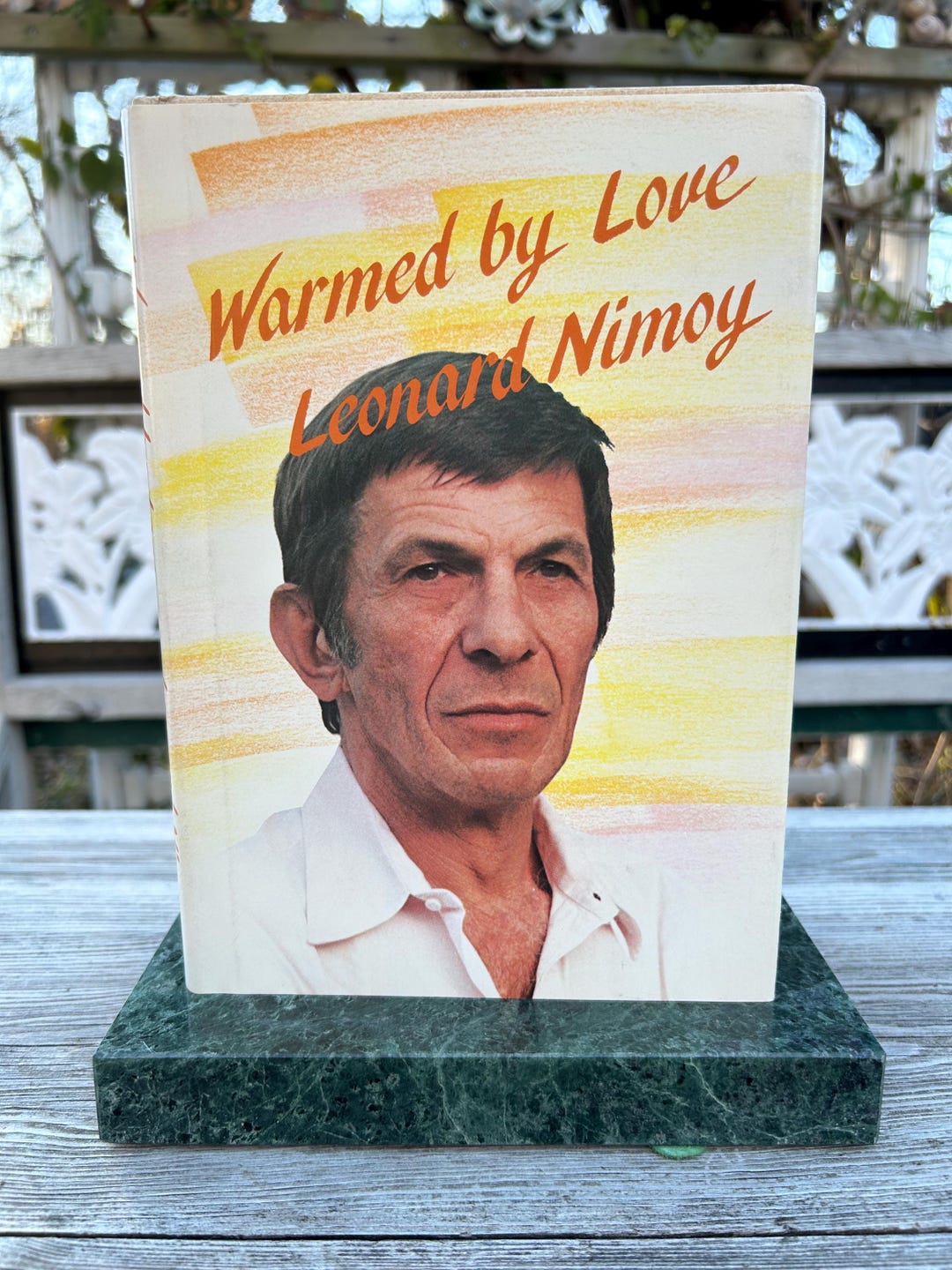 Warmed by Love Leonard Nimoy Poetry Book With Autographed Photo