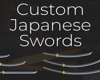 Custom Hand-Forged Real Japanese Swords: Katana, Ninjato, Wakizashi, Tanto, Naginata, Odachi | Hand-Assembled Samurai Swords | Awesome Gift