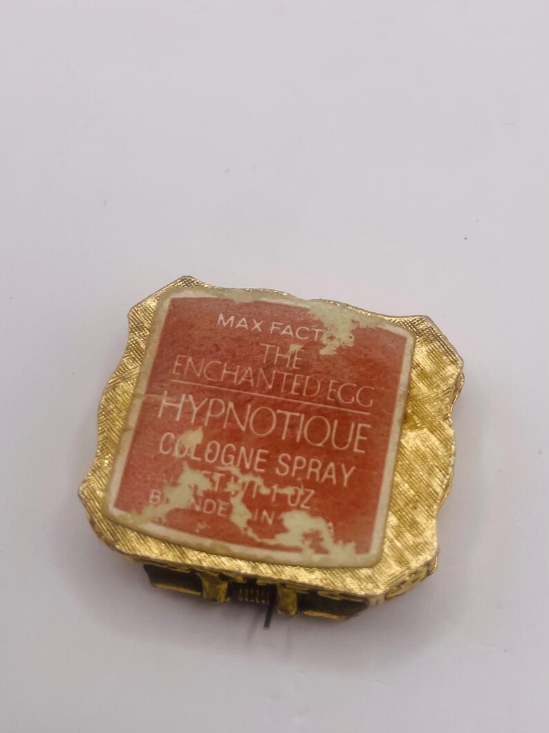 Vintage Blue Cameo Solid Perfume Gold Trinket Box. *FREE Vintage Gift ...