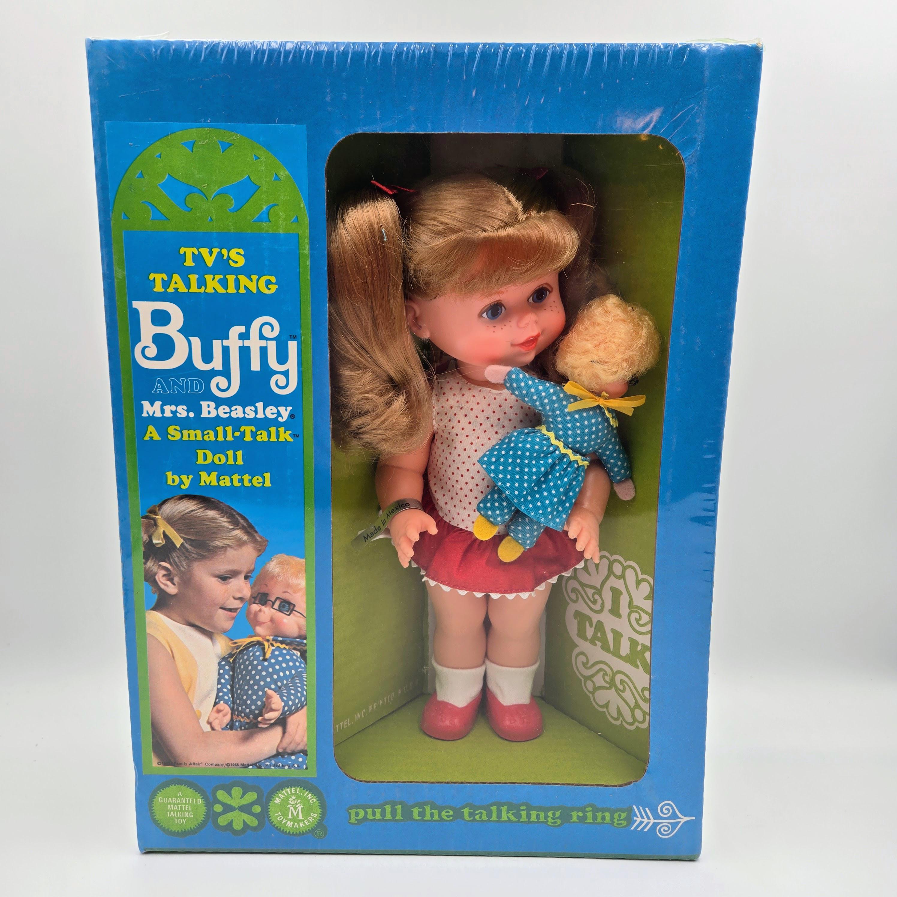 1967 Mattel Talking Buffy and Beasley New in Original Box