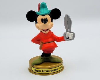 2002 McDonald’s Walt Disney World 100 Years Of Magic Brave Little Tailor Mickey Mouse 1938 Figurine Toy Happy Meal Read