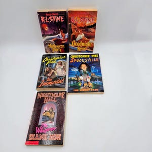 R.L Stine Christopher Pike Horror Book Lot Fear Street Diane Hoh Nightmare Hall Books Read