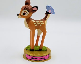 2002 McDonald’s Walt Disney World 100 Years Of Magic Bambi Deer 1942 Figurine Toy Happy Meal Read