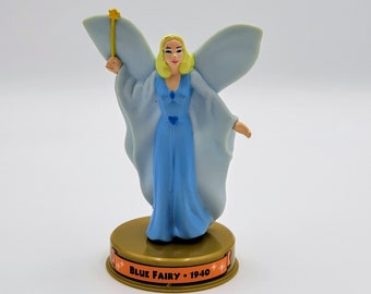 2002 McDonald’s Walt Disney World 100 Years Of Magic Blue Fairy Pinocchio 1940 Figurine Toy Happy Meal Read