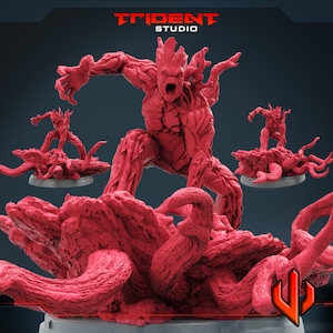 Groot from Trident Studio with its 50mm base (2 variations)