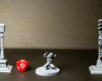 Honey Badger from Trident Studio with its 35mm base (2 variants)