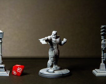 Thanos from Trident Studio with its 50mm base (3 variants)