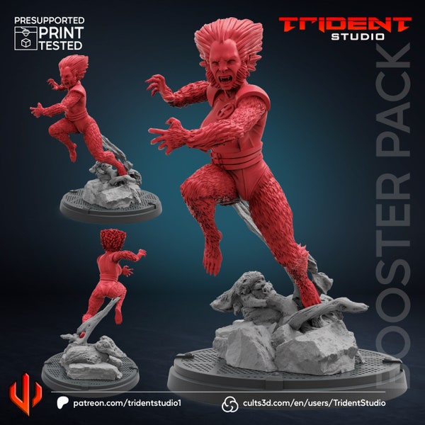 Wolf Bane von Trident Studio mit seiner 35-mm-Basis