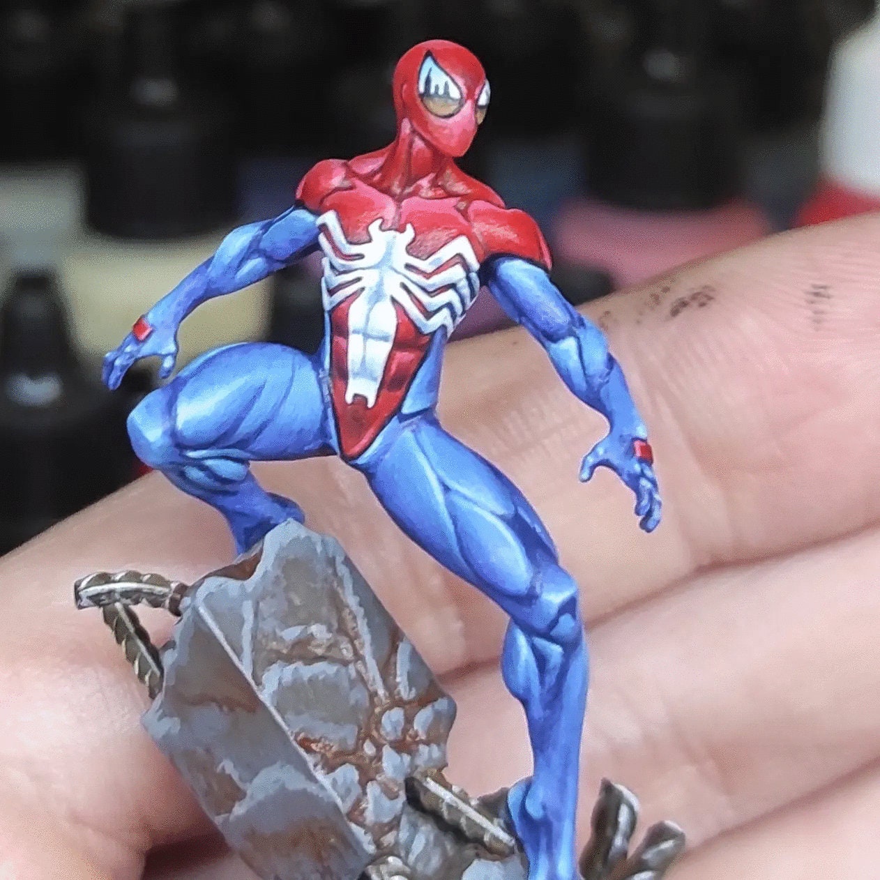 Spiderman crisis protocol miniature - Etsy België, image size:1262x1262