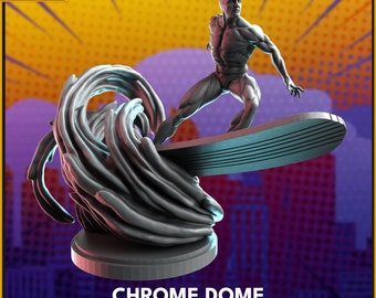 Cúpula cromada, también conocida como Silver Surfer de c27 en su base de 35 mm