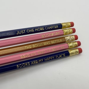 Book Lover Pencil Set | Book Lover Gift | Love to Read | Bookworm | Bookworm Gift | Reading Club | Book was Better | Voracious Reader