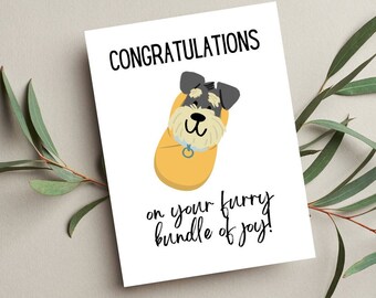 Dog Adoption Card | New Dog Card | New Puppy Gift | Dog Adoption Gift | Fur Baby Card | Fur Baby Dog Card |