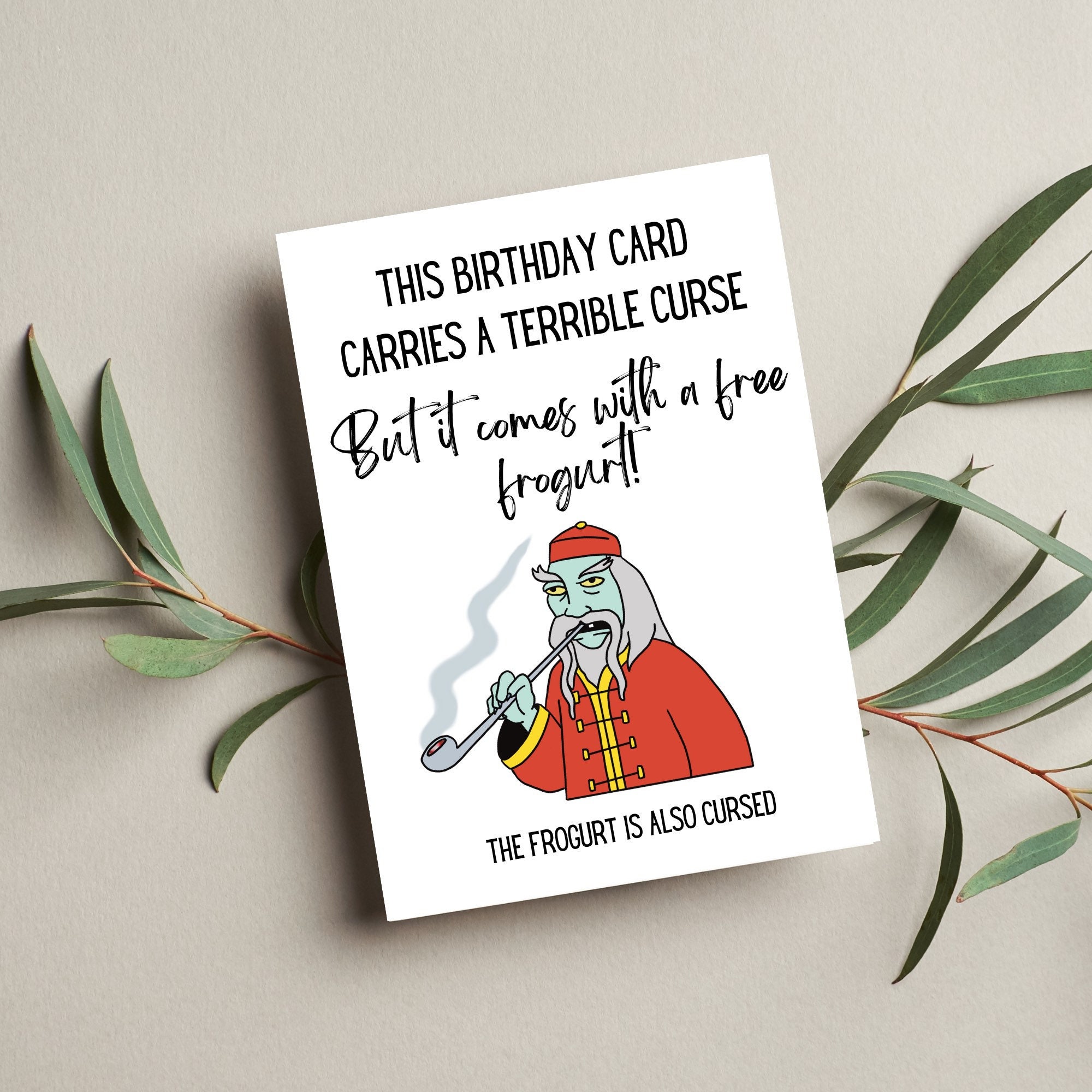 The Simpsons Card - Etsy
