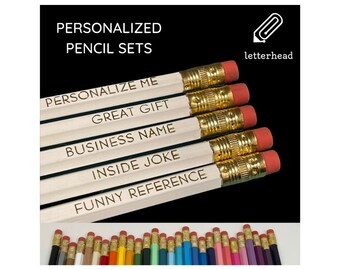 Personalized Pencils Etsy