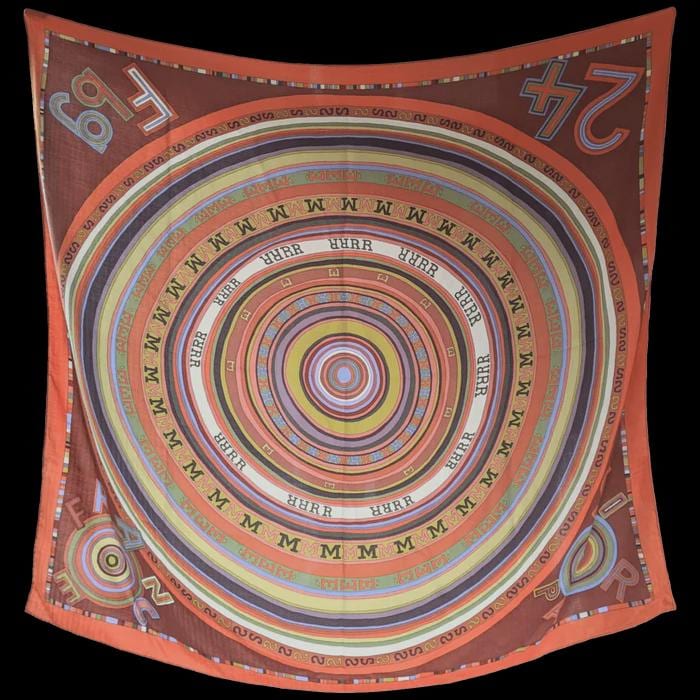 Hermès Tohu-bohu charm key ring Hermes Tohubohu Pouch Orange