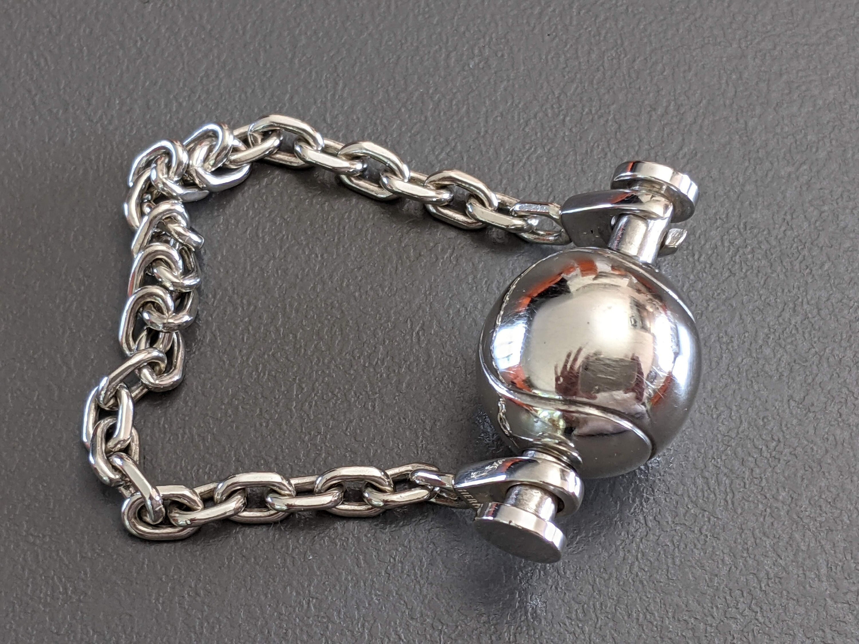 Vintage HERMES Ancient Greek God Keychain Greece Souvenir