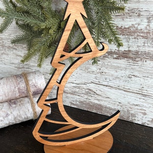 Wood Ornament Stand, Christmas Tree Ornament Holder, Ornament Display, Christmas Accessory, Holiday Decor, Memorial, Ornament not included