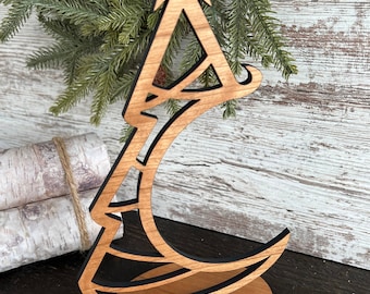 Wood Ornament Stand, Christmas Tree Ornament Holder, Ornament Display, Christmas Accessory, Holiday Decor, Memorial, Ornament not included