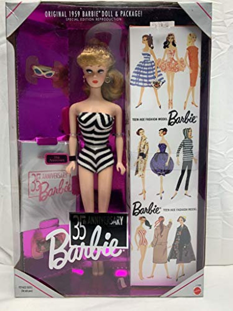 Barbie 35th Anniversary Reproduction of Original 1959 Barbie image 1