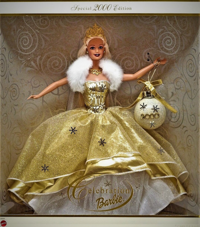 Barbie Celebration 2000 Holiday Doll Special Edition | Etsy