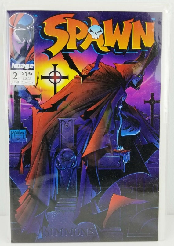 Image Comics Spawn Comic Book #2 June 1992 McFarlane Action Figures ...