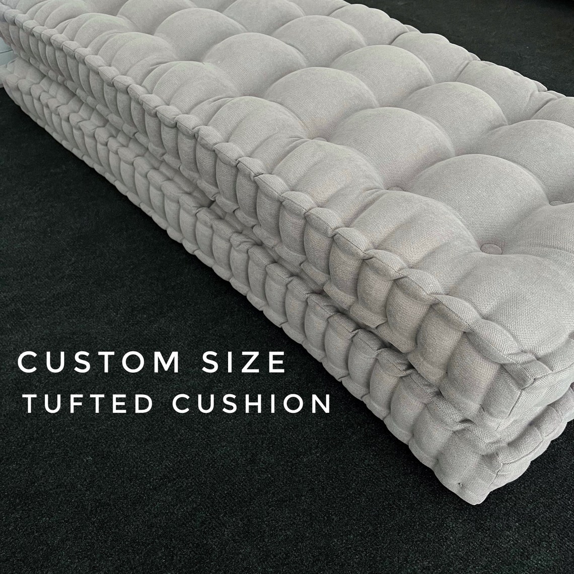 Custom Size Window Seat Cushion Custom French Cushion Etsy