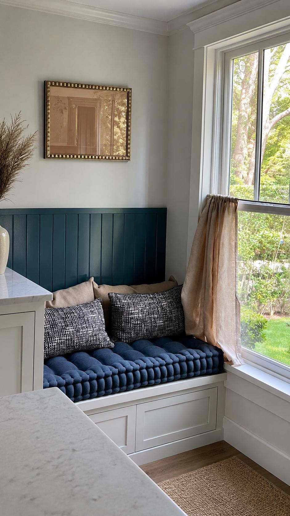 Coussin De Banc Personnalisé | Canapé Capitonné Au Sol Siège Fenêtre