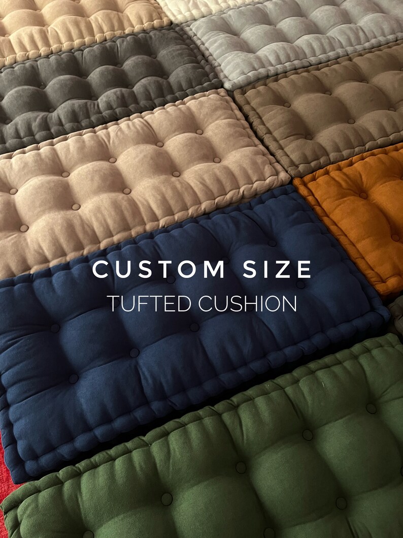 Custom Size Window Seat Cushion Custom French Cushion Etsy