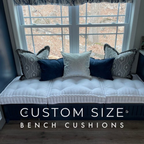 Custom Size Window Seat Cushion Custom French Cushion Etsy