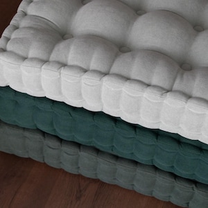 Window Seat Cushion | Reading Nook Seating | Floor Sofa