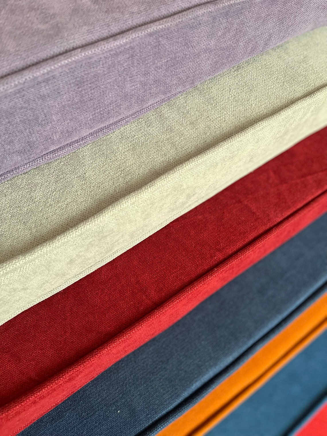 Custom Bench Cushion Cover With Piping Zippered Cushion Etsy