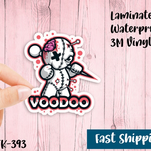 Voodoo - Waterproof Vinyl Sticker