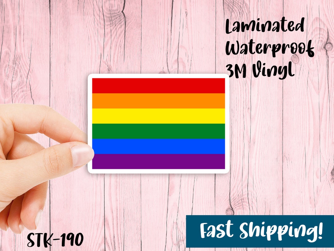 LGBT Flag Sticker Sexual Identity Waterproof Vinyl Stickers - Etsy