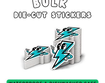 Bulk Custom Vinyl Stickers – Waterproof Laminated Die-Cut Labels