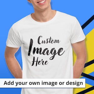 Personalisiertes Unisex-Hemd | Personalisiertes Geschenk Laden Sie Ihr eigenes Bild oder Design auf ein T-Shirt | Gildan Softstyle | 100% Baumwolle