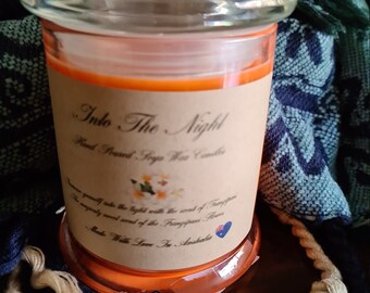 Lg WILD FRANGIPANI Scented CANDLE TIN Relaxing & Contemplating Frangranced GIFT 