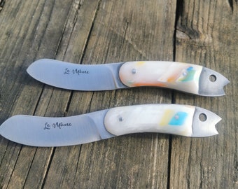 LE MOME children's knife available as a spreader can be sharpened later sold with its box