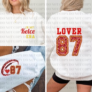 Taylor and Kelce Lover 87 Crewneck Sweatshirt