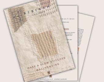 Punto lento consciente: crea un tapiz inspirado en Boro (videotutorial)