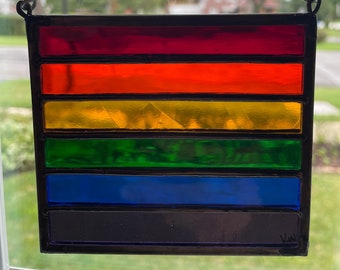 Rainbow Flag Suncatcher